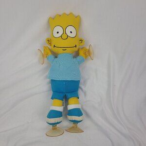 Bart Simpson Plush Window Suction Cup Cling Stick-On 1990 DanDee Vintage 12"